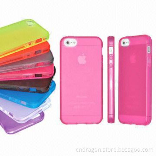Inner and outer matte TPU cases for iPhone 5